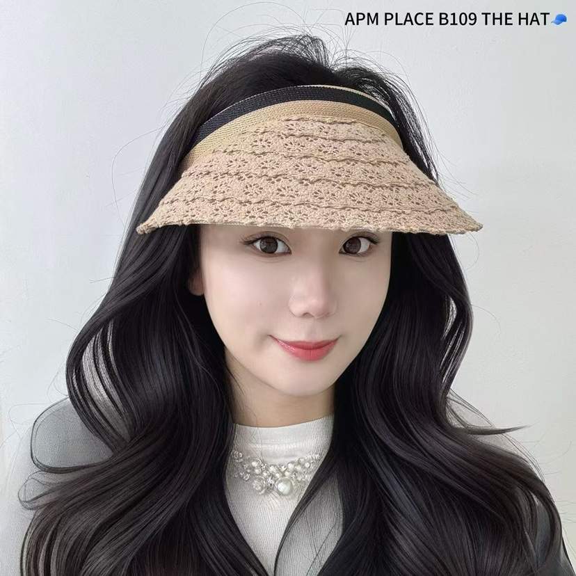 THE HAT-P韓國直郵㊣東大門實拍女裝新品熱賣25春夏帽子蕾絲THE HAT帽子
