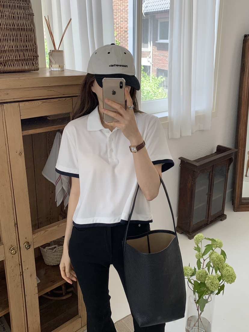 FORMSTUDIO韓國直郵㊣東大門實拍女裝新款時尚熱賣休閑人氣T恤FORMSTUDIOT恤