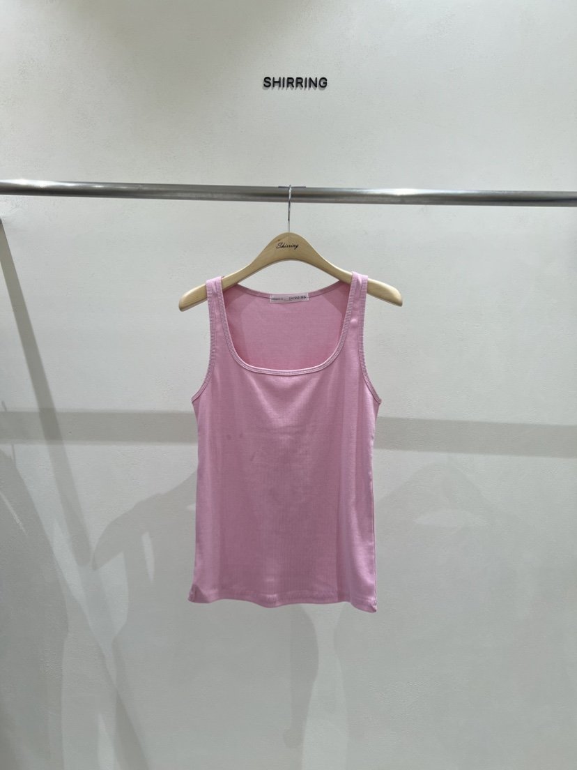 SHIRRING直郵韓國代購㊣女裝新品人氣25春夏時尚休閑吊帶背心SHIRRING吊帶/背心