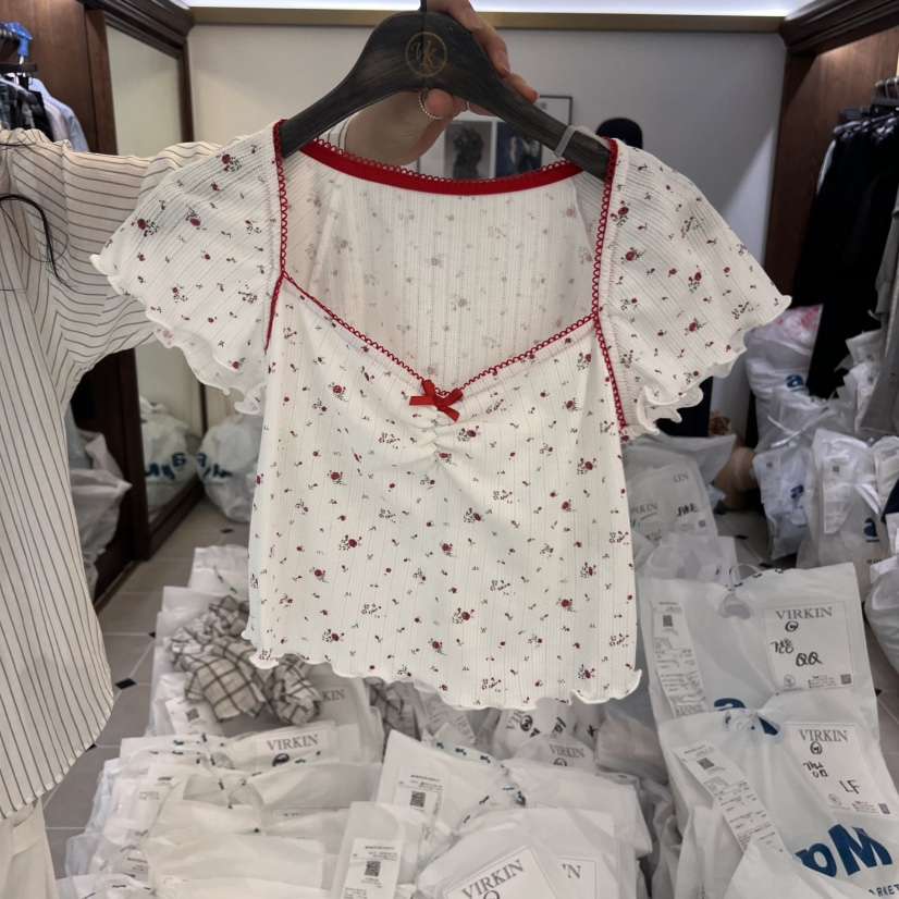 VIRKIN韓國㊣直郵東大門代購女裝新品時尚人氣熱賣推薦休閑T恤VIRKINT恤