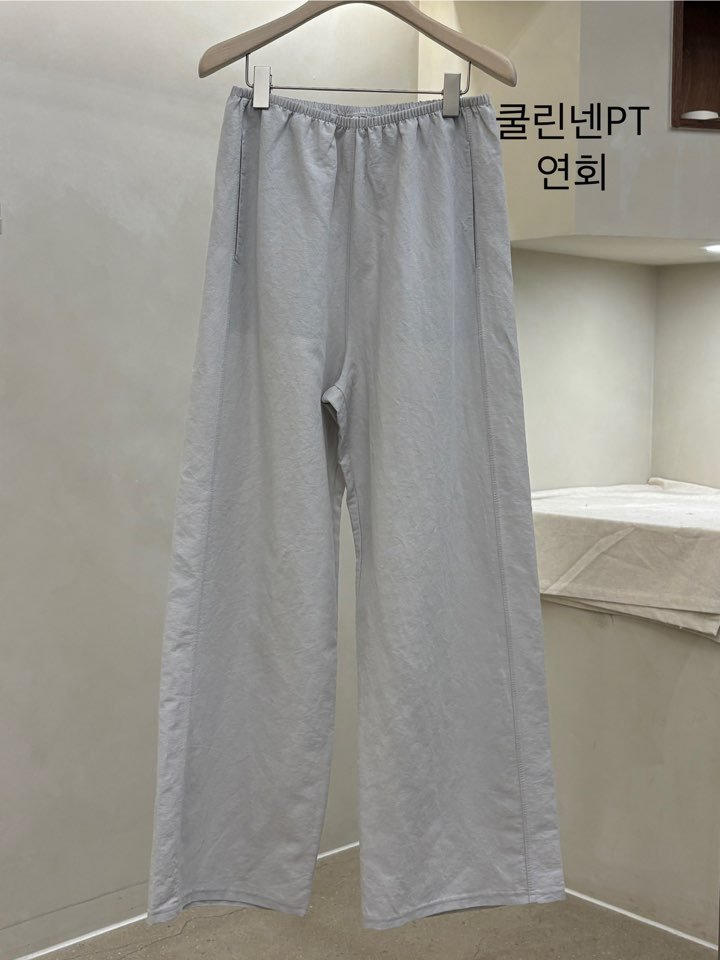 LAKE-A韓國㊣直郵東大門代購女裝新品25春夏休閑休閑褲亞麻Lake side休閑褲