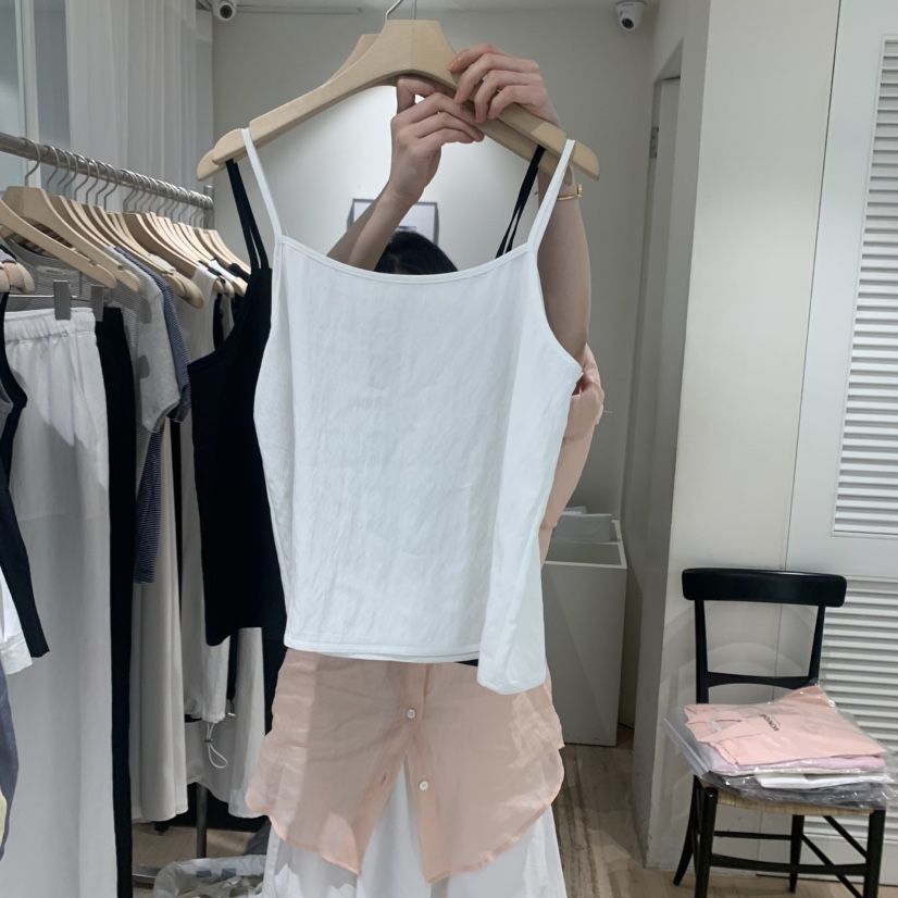 MONIQUE韓國㊣直郵東大門代購女裝新款人氣推薦休閑吊帶背心MONIQUE吊帶/背心