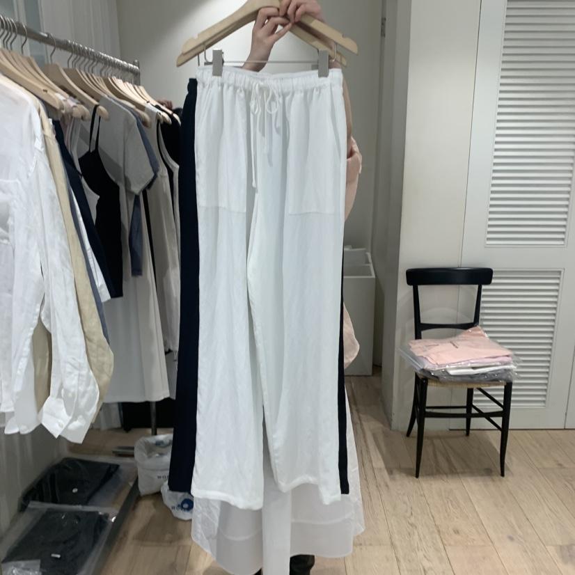 MONIQUE韓國㊣直郵東大門代購女裝新款時尚熱賣推薦25春夏休閑褲MONIQUE休閑褲
