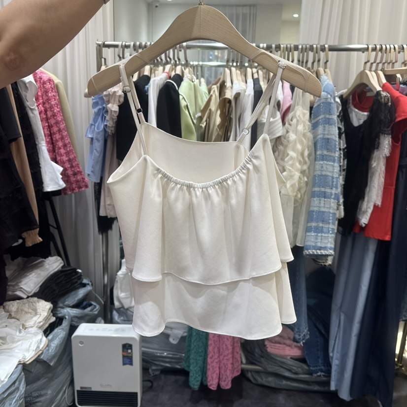 VICTORIA QUEEN韓國直郵㊣東大門實拍女裝新品休閑吊帶背心VICTORIA QUEEN吊帶/背心