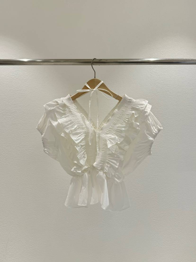 ROOMS SHOP韓國直郵㊣女裝新款25春夏推薦人氣休閑襯衫蕾絲衫ROOMS_SHOP襯衫/蕾絲衫