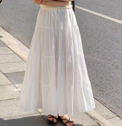 ALL OVER直郵韓國代購㊣女裝新款推薦25春夏人氣休閑時尚長裙ALL OVER長裙