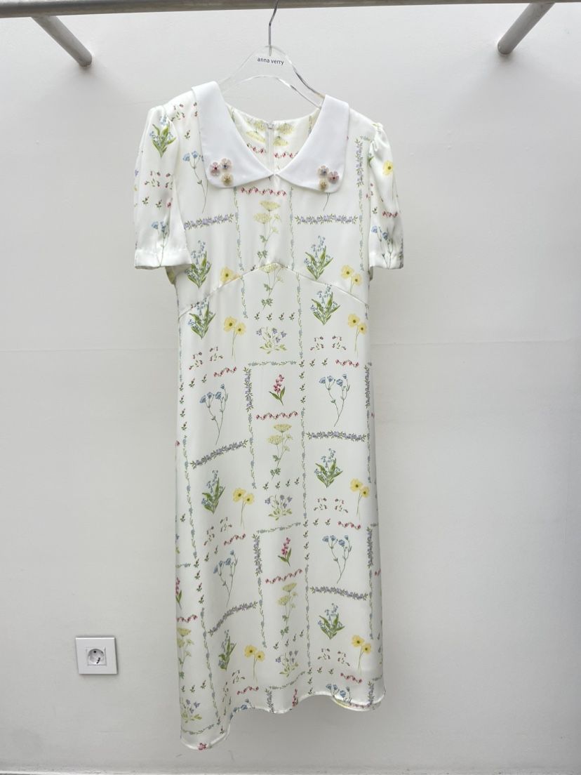ANNA VERRY-P韓國直郵㊣東大門實拍女裝新品休閑25春夏連衣裙ANNA VERRY/BELIEVE連衣裙