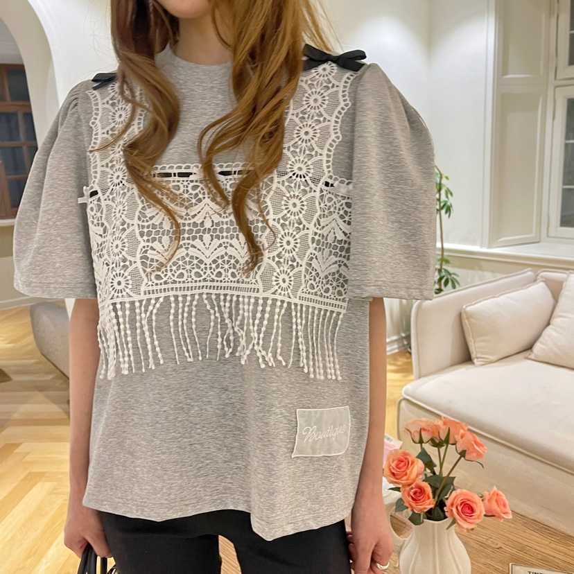BOUTIQUE-L直郵韓國代購㊣女裝新品25春夏推薦人氣休閑T恤BOUTIQUE-LT恤