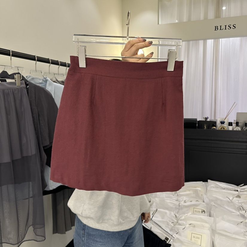 BLISS韓國㊣直郵東大門代購女裝新品推薦人氣熱賣25春夏短裙BLISS短裙