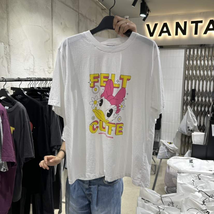 VANTA韓國直郵㊣女裝新款推薦熱賣時尚休閑25春夏人氣T恤VANTAT恤