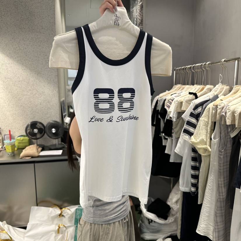 AMOEBA韓國直郵㊣女裝新品人氣熱賣推薦休閑25春夏吊帶背心AMOEBA吊帶/背心