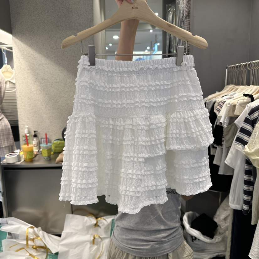 AMOEBA韓國直郵㊣女裝新品25春夏休閑推薦時尚熱賣短裙雙面AMOEBA短裙