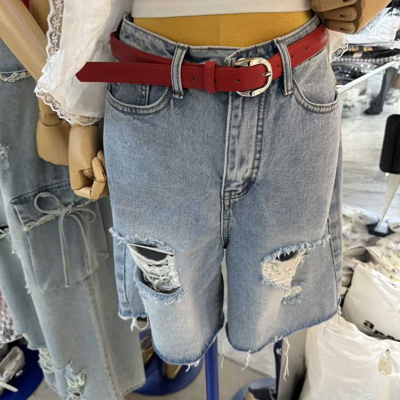 MOMAZU韓國㊣直郵東大門代購女裝新品25春夏短褲含腰帶套裝MOMAZU短褲