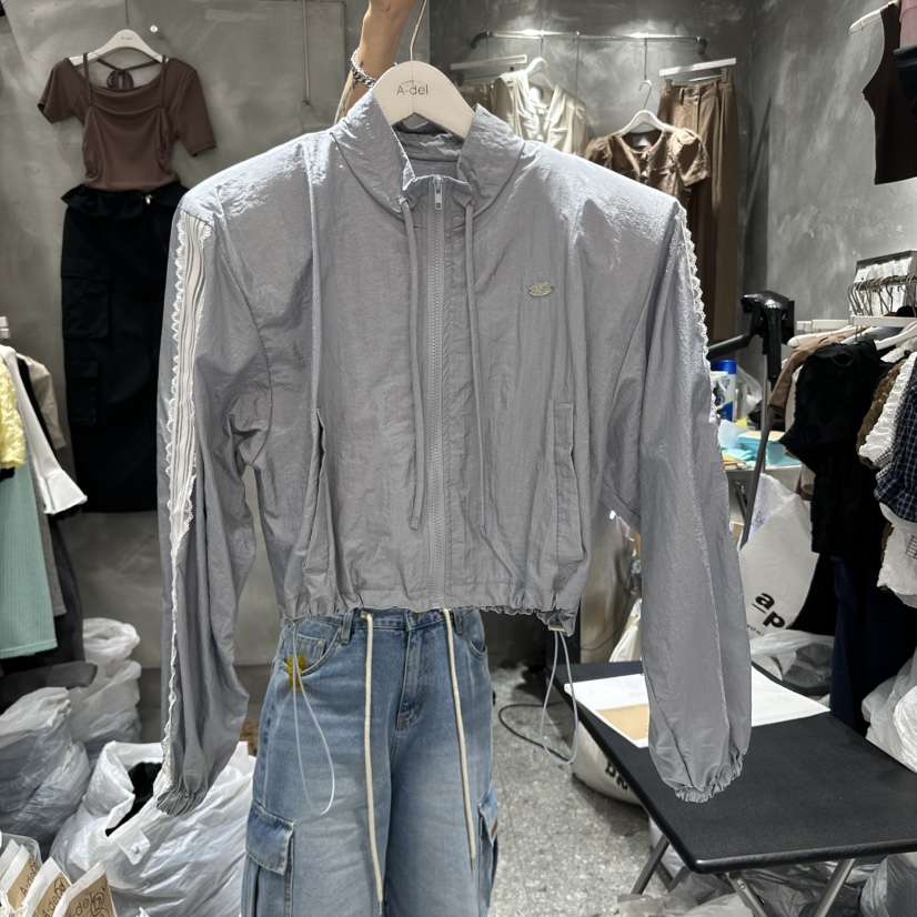 A-DEL直郵韓國代購㊣女裝新品25春夏休閑推薦時尚人氣夾克A-DEL夾克