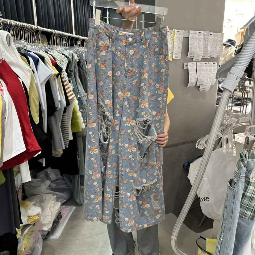 MOMAZU韓國直郵㊣女裝新款人氣推薦25春夏熱賣休閑時尚牛仔褲MOMAZU牛仔褲