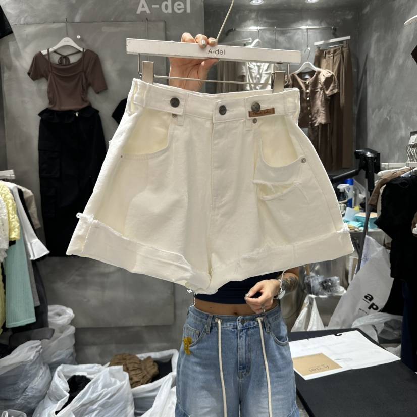 A-DEL韓國直郵㊣女裝新品25春夏休閑熱賣時尚推薦人氣短褲A-DEL短褲