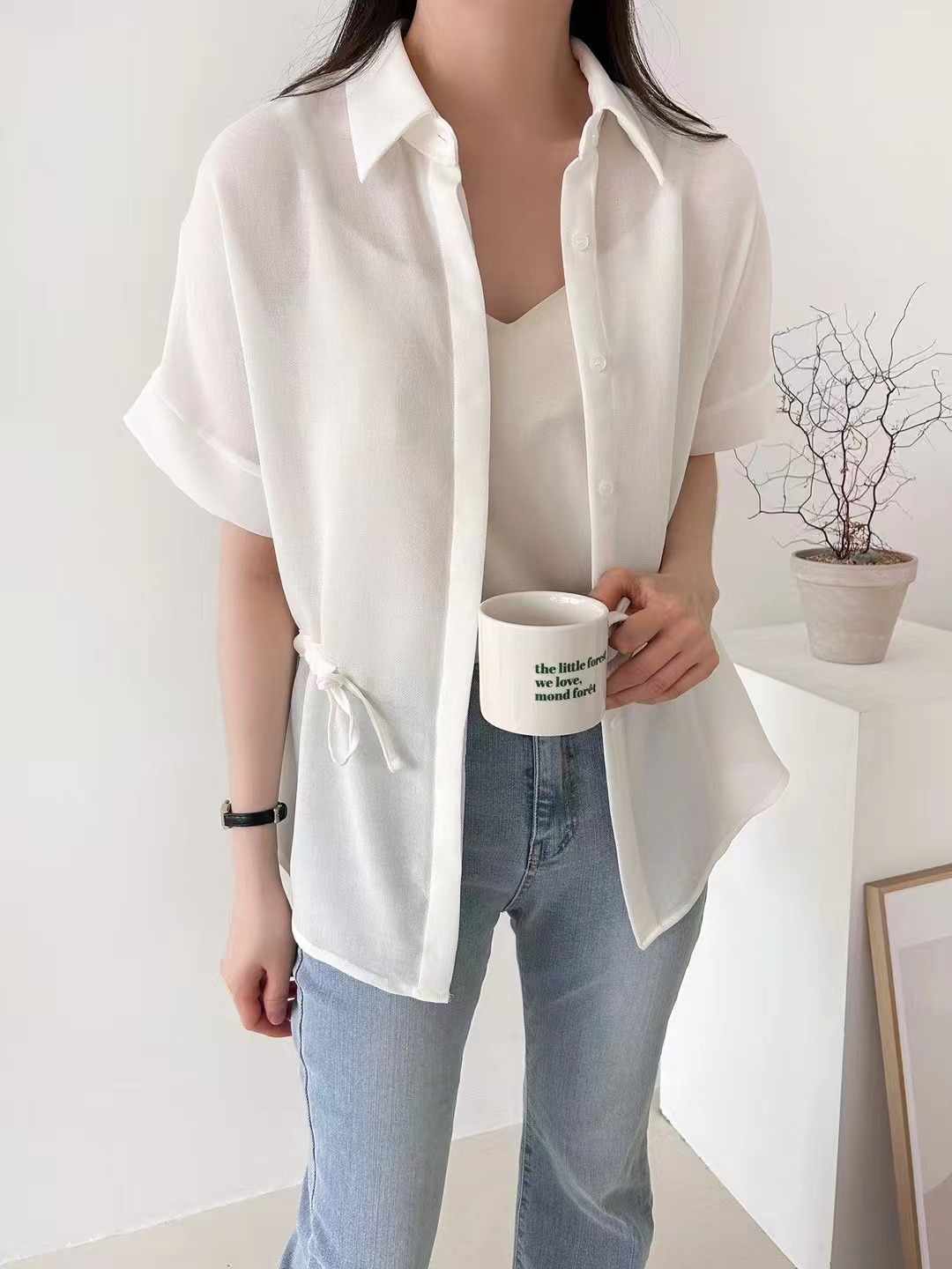DAILY PROJECT-데일리프로젝트-T韓國直郵㊣東大門實拍女裝新品熱賣襯衫蕾絲衫DAILY PROJECT襯衫/蕾絲衫