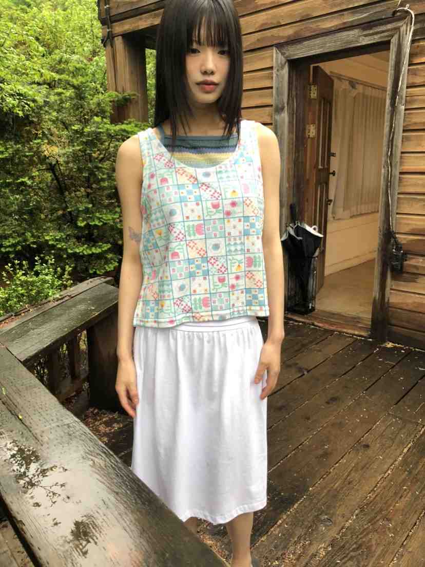 FLASH韓國㊣直郵東大門代購女裝新品休閑推薦熱賣時尚吊帶背心FLASH吊帶/背心