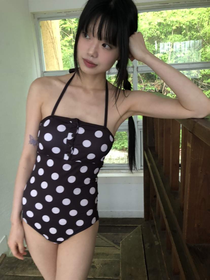 FLASH韓國直郵㊣東大門實拍女裝新品熱賣休閑推薦25春夏泳裝FLASH泳裝