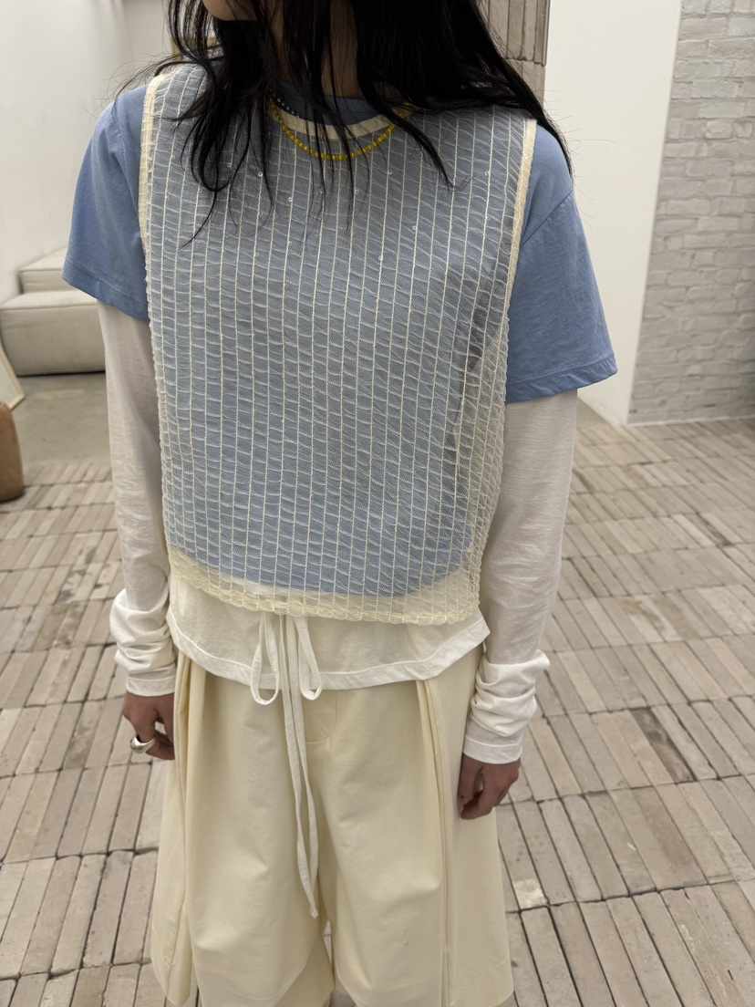 FRANC—L直郵韓國代購㊣女裝新款25春夏時尚吊帶背心不含內搭FRANC吊帶/背心