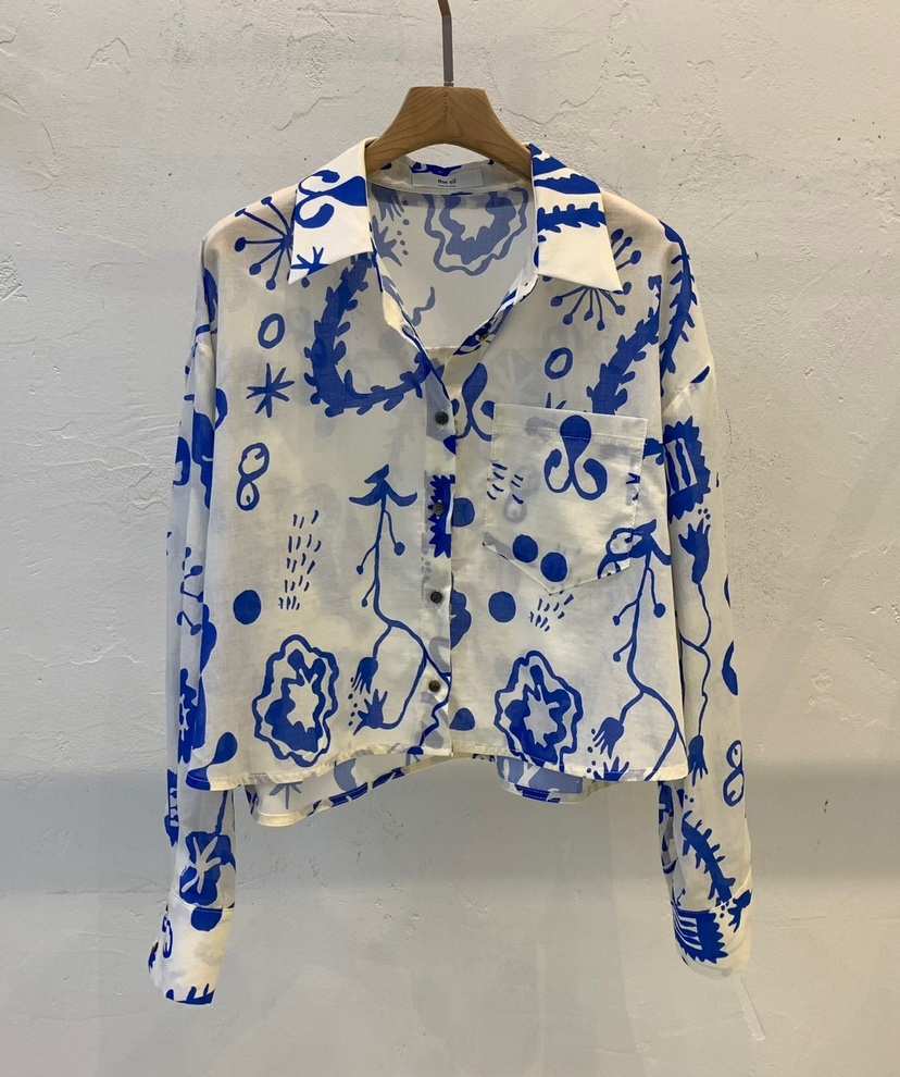 THE SIL韓國㊣直郵東大門代購女裝新品25春夏休閑襯衫蕾絲衫THE SIL/1 2ILLY襯衫/蕾絲衫