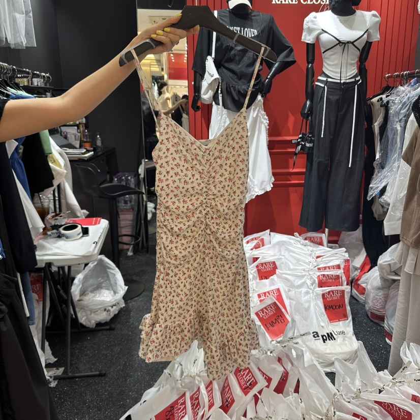 RARE CLOSET直郵韓國代購㊣女裝新款時尚25春夏人氣連衣裙RARE CLOSET連衣裙
