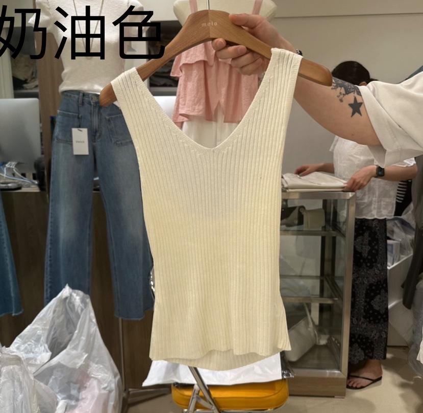 MELO韓國㊣直郵東大門代購女裝新品時尚25春夏推薦吊帶背心MELO吊帶/背心