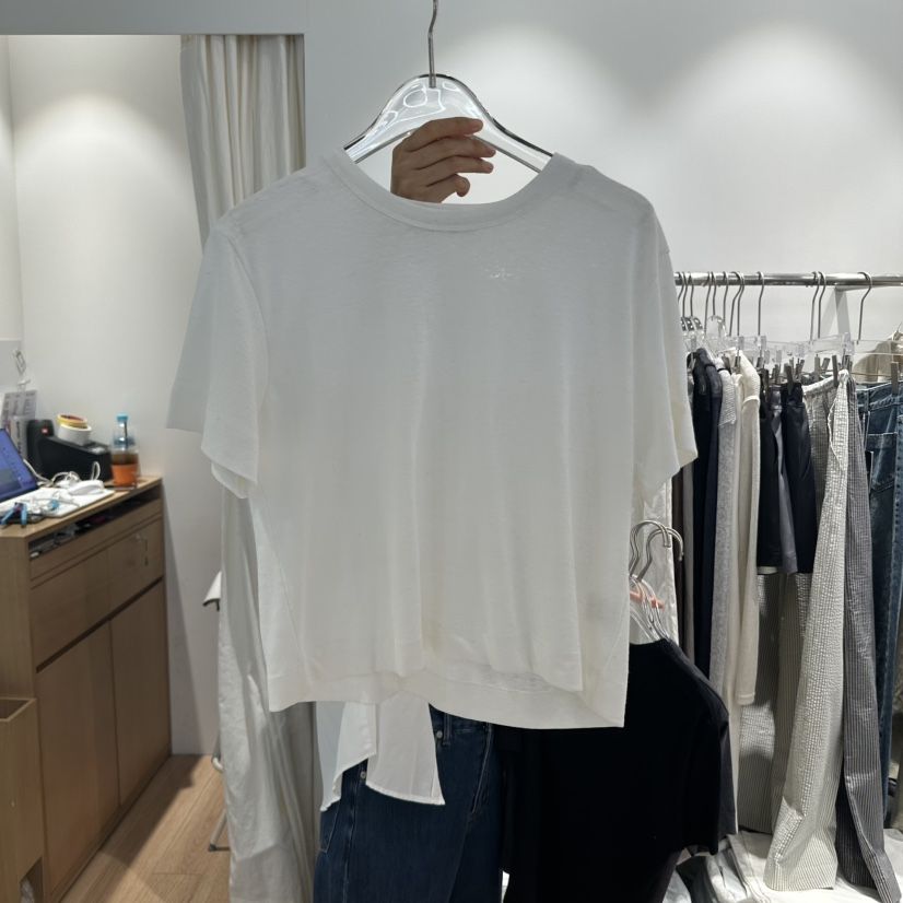 STORIES韓國㊣直郵東大門代購女裝新品推薦時尚休閑25春夏T恤STORIEST恤