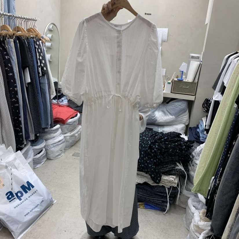 BREEZE韓國㊣直郵東大門代購女裝新款熱賣推薦連衣裙泡泡袖BREEZE連衣裙