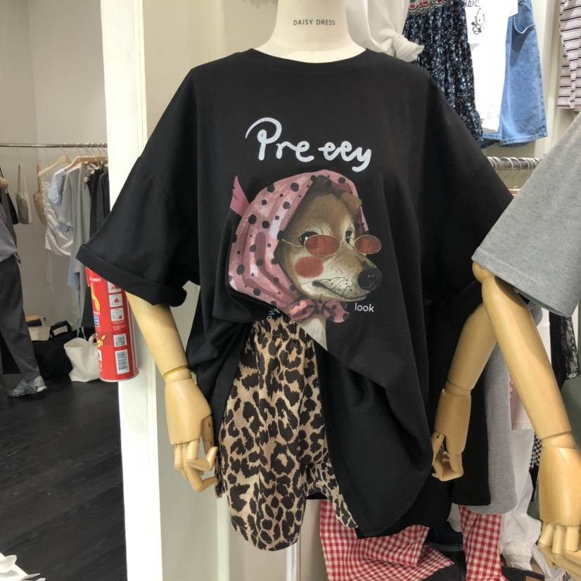 DAISY DRESS韓國㊣直郵東大門代購女裝新品25春夏熱賣休閑T恤DAISY DRESST恤