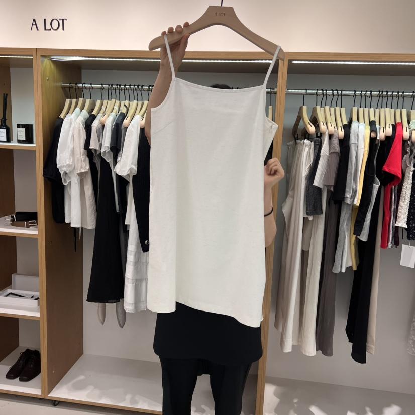 ALOT直郵韓國代購㊣女裝新品時尚25春夏推薦休閑人氣吊帶背心A LOT吊帶/背心