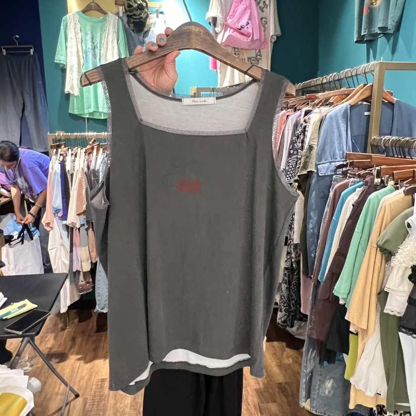 MERCI LINDA直郵韓國代購㊣女裝新品25春夏推薦人氣吊帶背心MERCI LINDA吊帶/背心