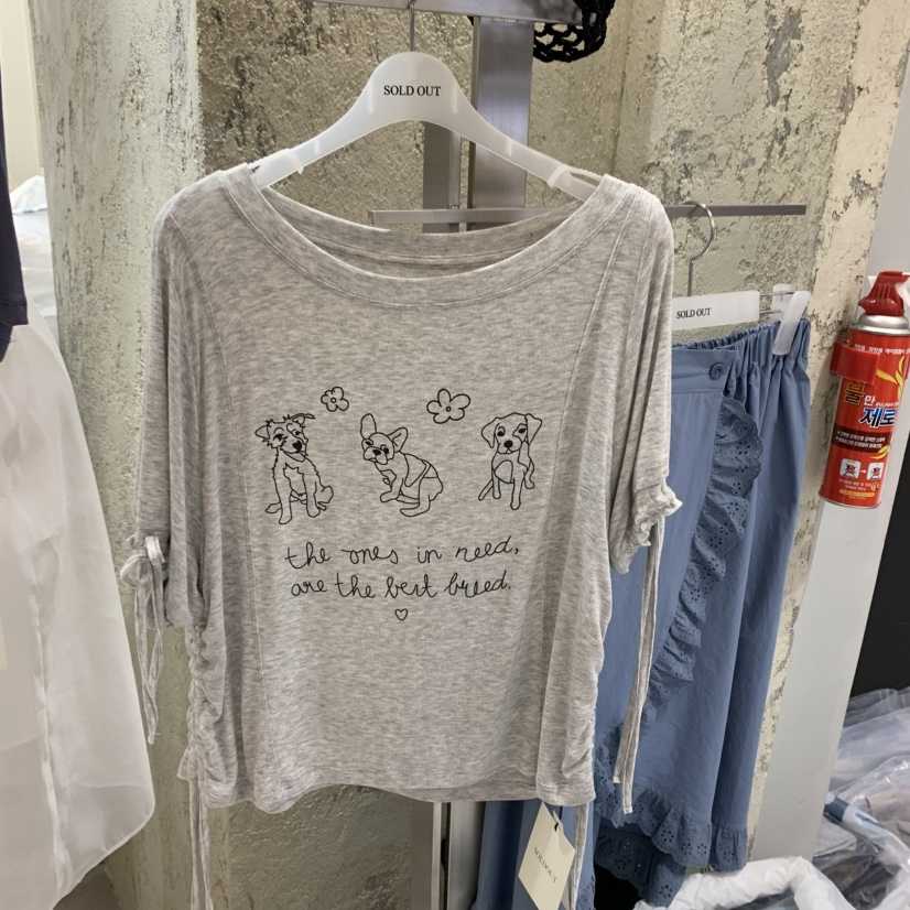 SOLD OUT韓國㊣直郵東大門代購女裝新款25春夏推薦熱賣T恤SOLD OUTT恤
