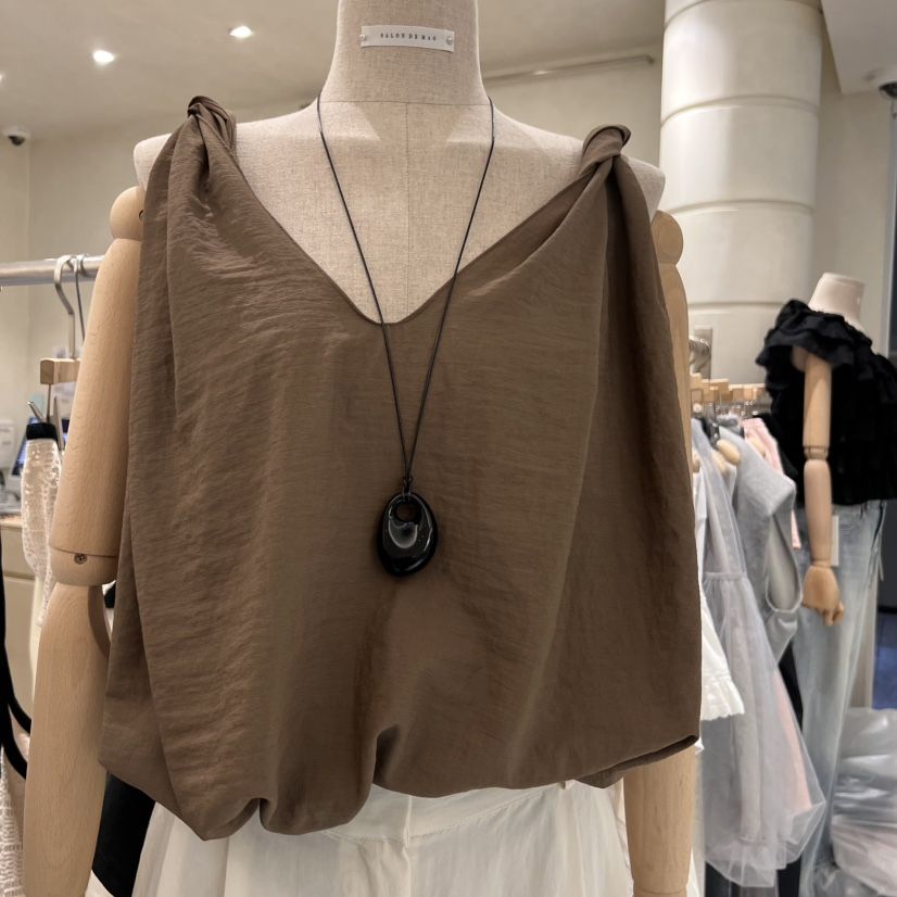 SALONDEMAG直郵韓國代購㊣女裝新品時尚休閑熱賣推薦吊帶背心SALONDEMAG吊帶/背心