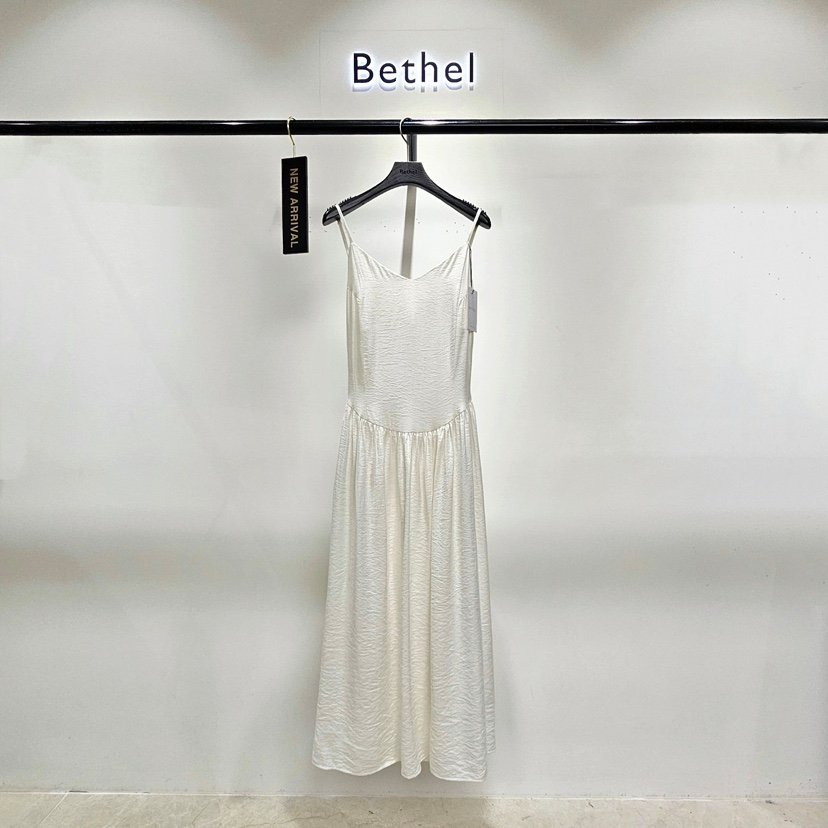 BETHEL韓國㊣直郵東大門代購女裝新品人氣熱賣25春夏連衣裙亞麻BETHEL連衣裙
