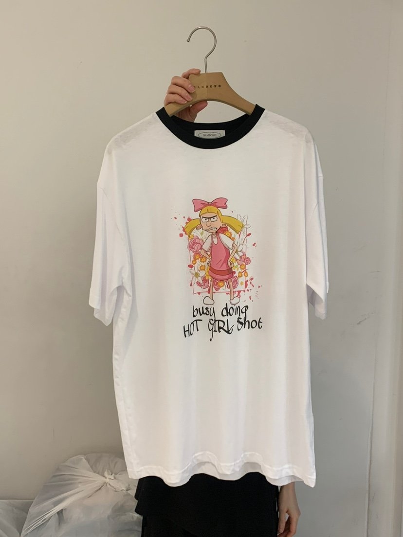 GAMDONG韓國直郵㊣東大門實拍女裝新品休閑時尚人氣熱賣T恤GAMDONGT恤