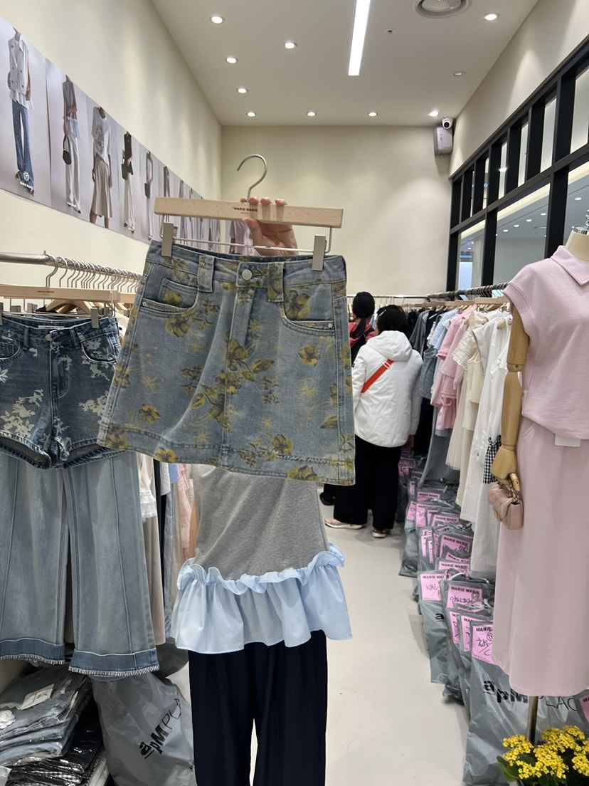 MARIE MARIE韓國直郵㊣女裝新款休閑熱賣25春夏人氣時尚短裙MARIE MARIE短裙