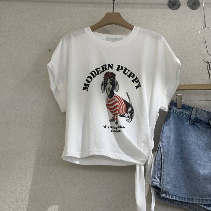HIPTIQUE直郵韓國代購㊣女裝新品25春夏熱賣時尚人氣休閑T恤HIPTIQUET恤