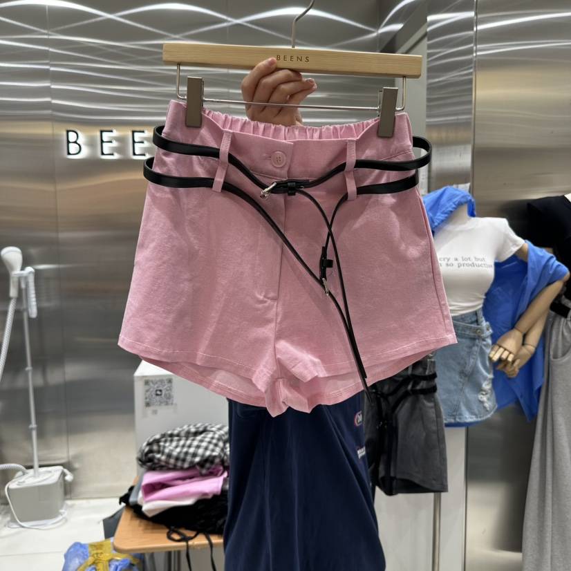 BEENS韓國直郵㊣女裝新款推薦熱賣25春夏時尚人氣休閑短褲BEENS短褲