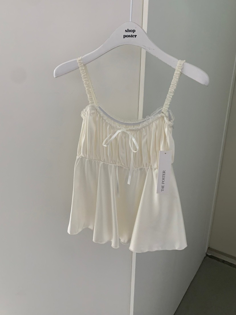 SHOP POSTER韓國直郵㊣東大門實拍女裝新品時尚熱賣吊帶背心SHOP_POSTER吊帶/背心