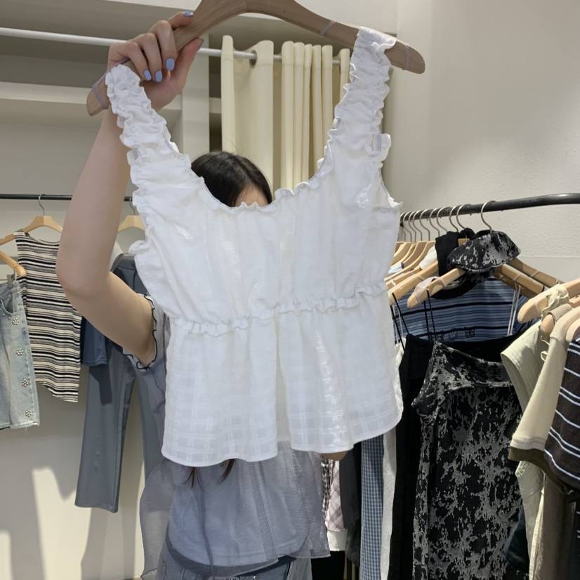 IR BIEN韓國㊣直郵東大門代購女裝新品休閑時尚25春夏吊帶背心ir bien-A吊帶/背心