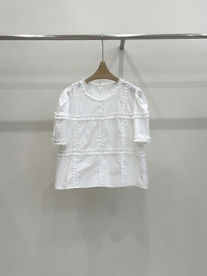 AUTUMN BEIGE-Q韓國直郵㊣女裝新款熱賣人氣休閑襯衫蕾絲衫A.b/AUTUMN BEIGE襯衫/蕾絲衫