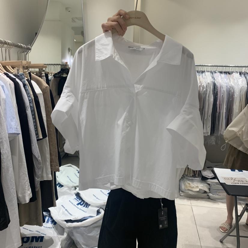 NAVYBURST韓國直郵㊣女裝新品25春夏熱賣人氣時尚襯衫蕾絲衫NAVY BURST襯衫/蕾絲衫