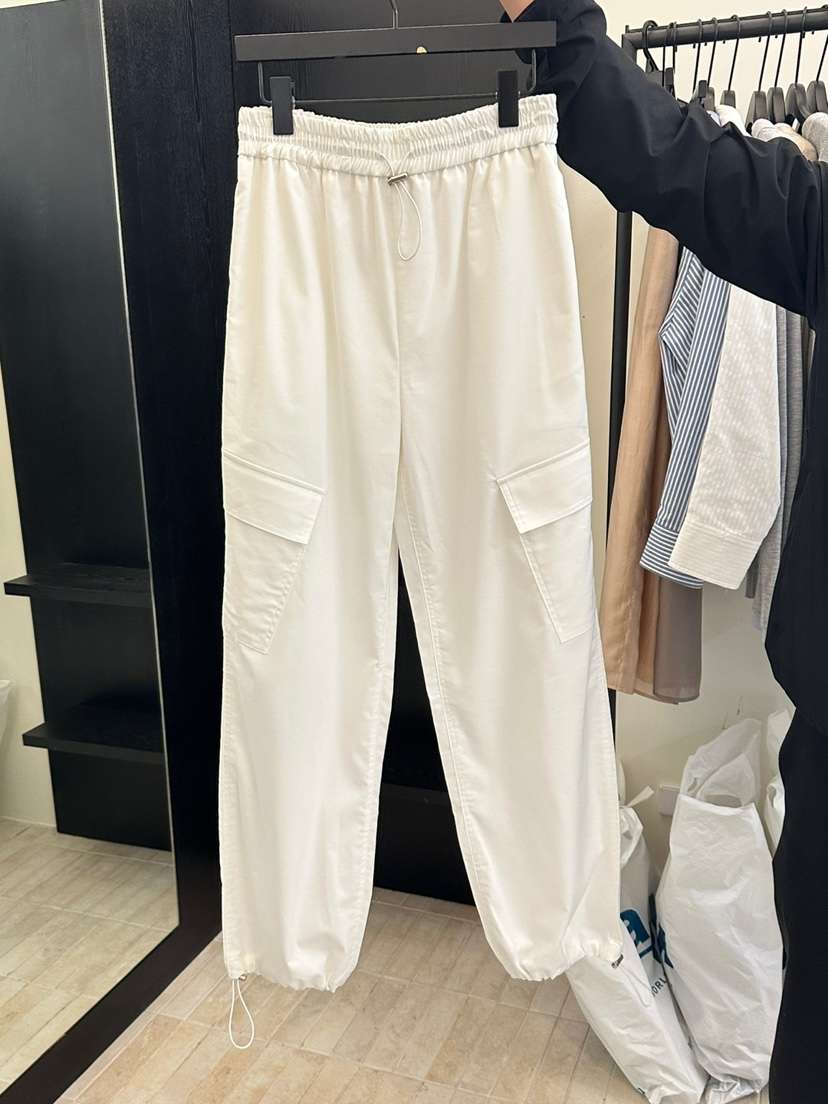 MOANI直郵韓國代購㊣女裝新款推薦人氣25春夏熱賣休閑褲亞麻MOANI休閑褲