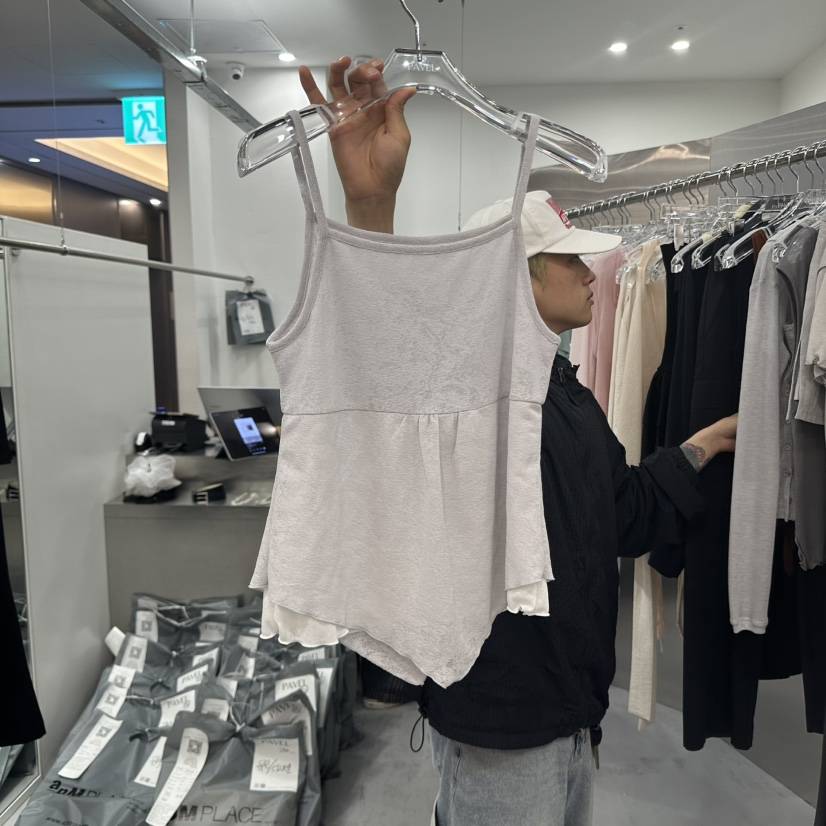 PAVEL韓國㊣直郵東大門代購女裝新品熱賣時尚推薦25春夏吊帶背心PAVEL吊帶/背心
