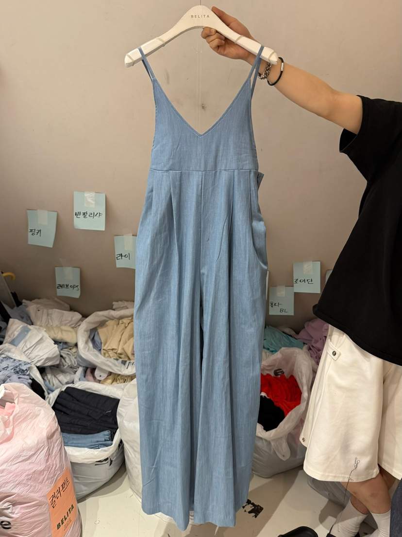 BELITA-L直郵韓國代購㊣女裝新品時尚休閑25春夏熱賣連體褲BELITA-L連體褲