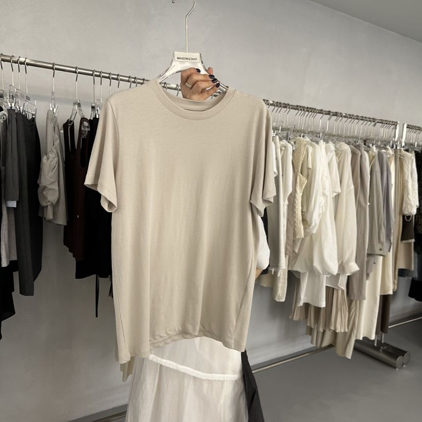 DOUBLE STANDARD/LE SMOKING/MAISONSTAFF韓國直郵㊣東大門實拍女裝新款25春夏T恤MAISONSTAFFT恤