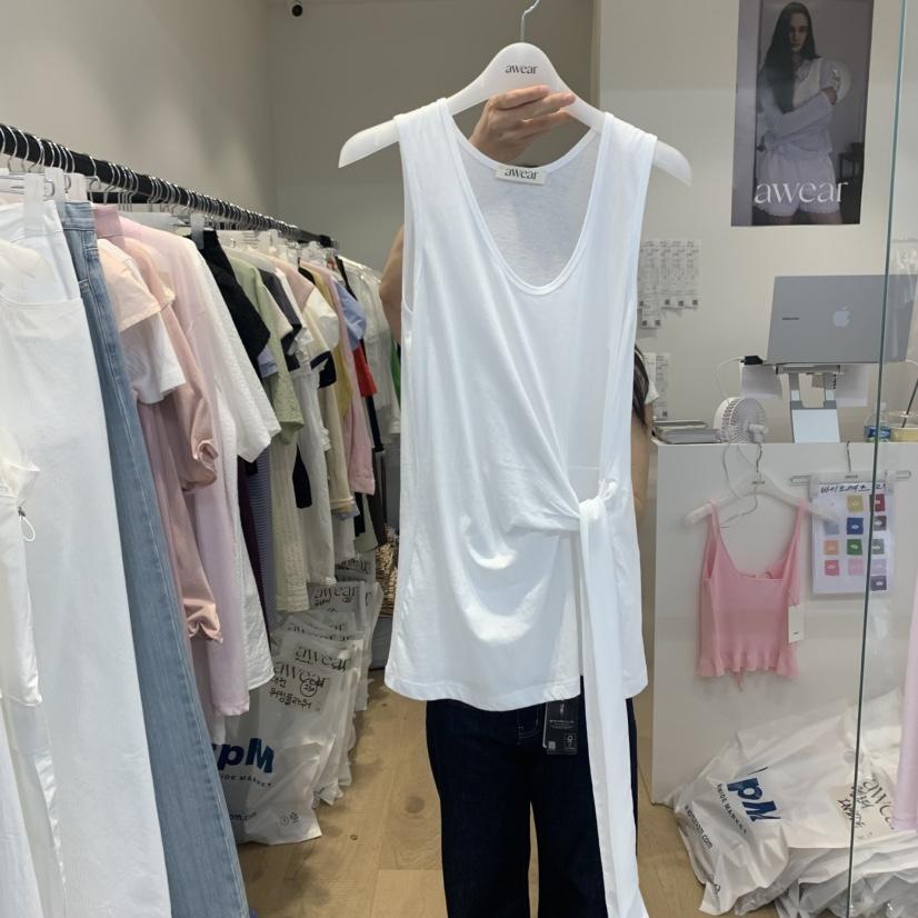 RUMIRU/AWEAR韓國直郵㊣女裝新品25春夏時尚熱賣休閑吊帶背心awear/RUMIRU吊帶/背心