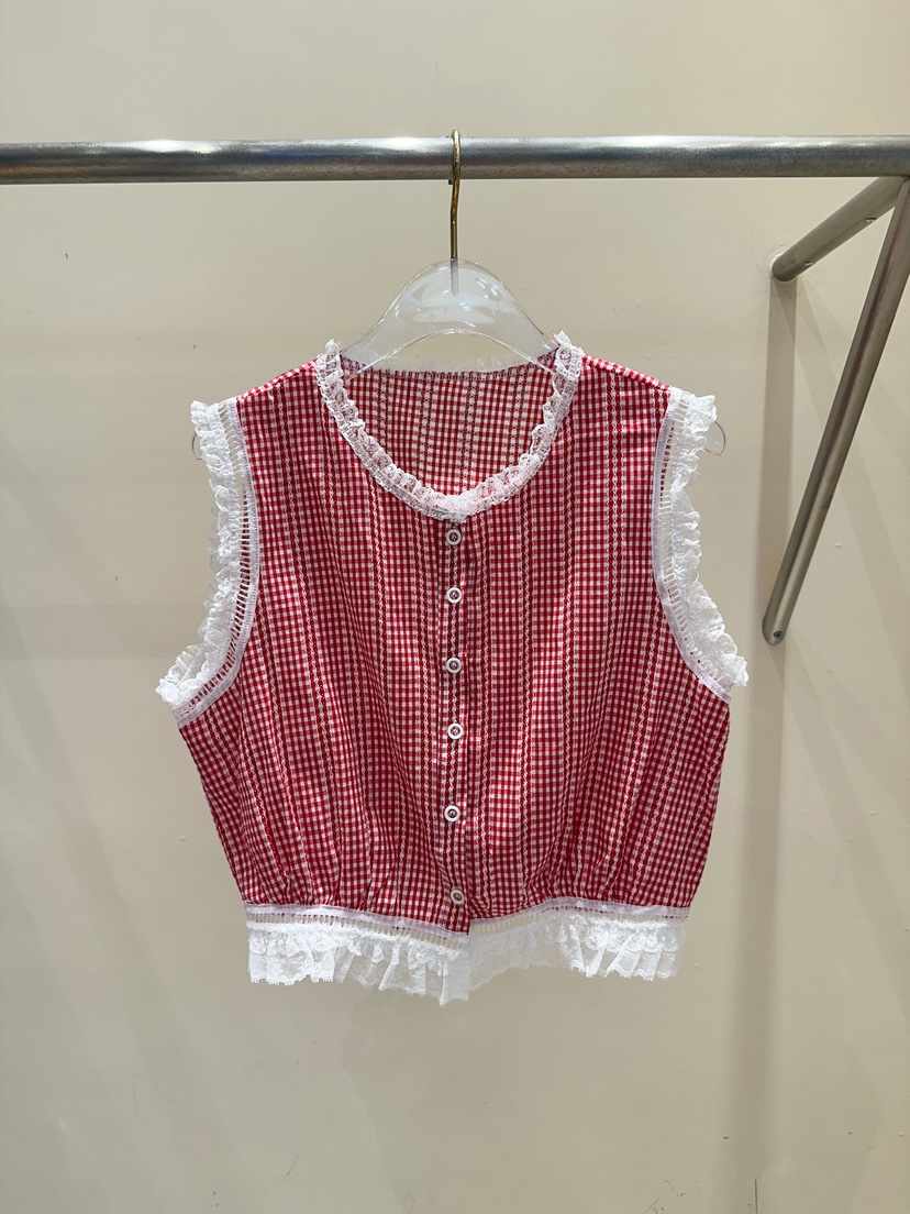 81 MARKET-L韓國㊣直郵東大門代購女裝新品休閑25春夏馬甲81 MARKET-L馬甲