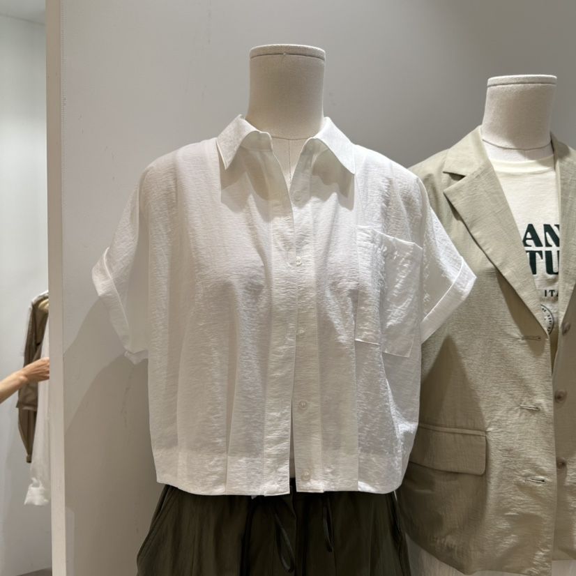 URBANSTORY/REMAKING韓國直郵㊣東大門實拍女裝新品25春夏襯衫蕾絲衫Remaking/URBANSTORY襯衫/蕾絲衫